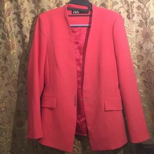 Zara  peachy pink blazer